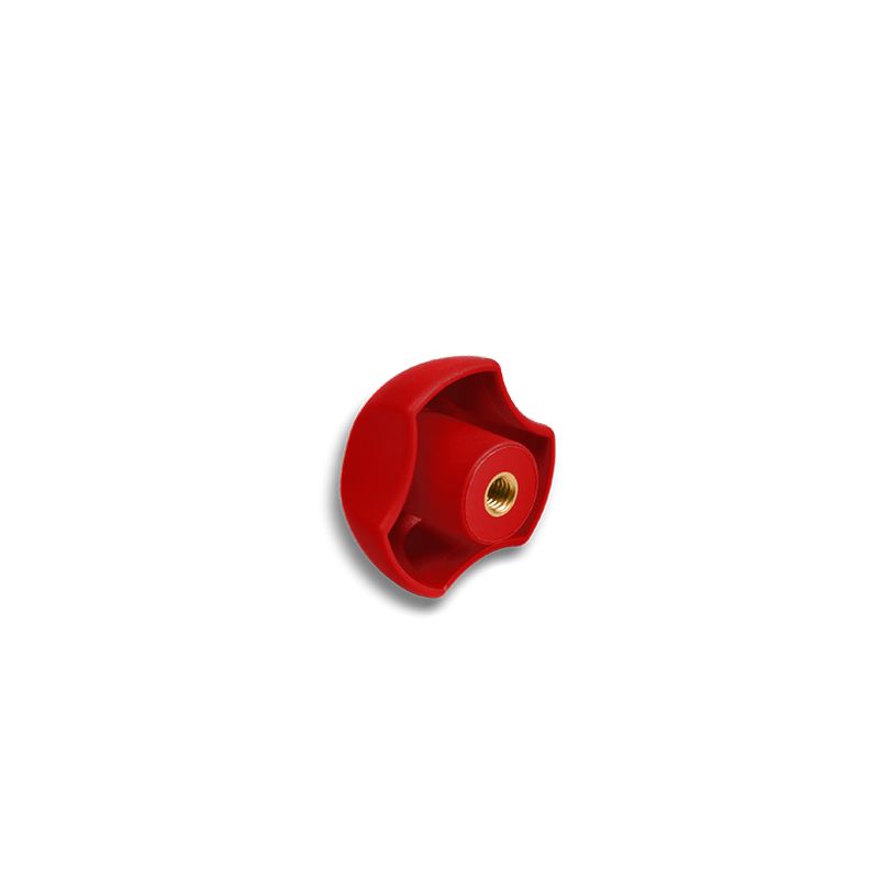 PYBPk -  Plastic Knob Bushed - Red