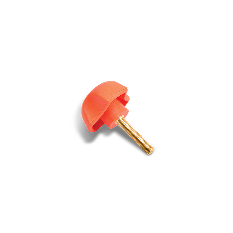 PYCPt - Plastic Knob Bolted - Orange
